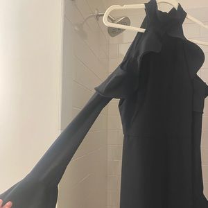Black dressy full jump suit.